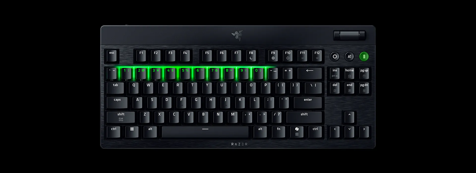 RAZER BLACKWIDOW V4 X - MECHANICAL GAMING KEYBOARD (GREEN SWITCH) (RZ03-04700100-R3M1