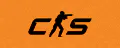 Alt text: Orange background with black text "CNS" and a star symbol above the "S".
