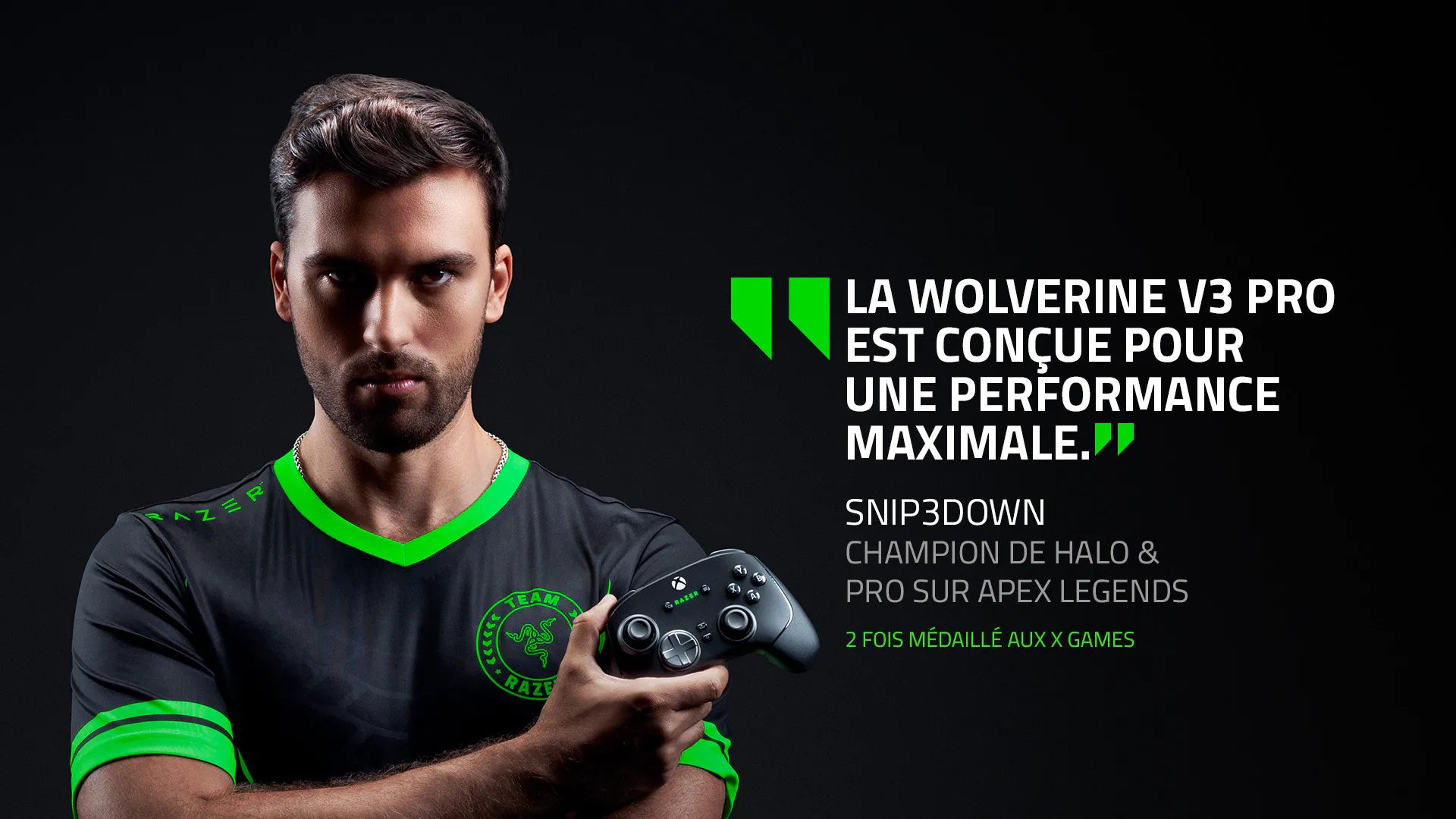 La wolverine v3 pro est conçue pour une performance maximale. | Snip3down | Halo Champ & Apex Legends Pro | 2 fois médaillé aux x games