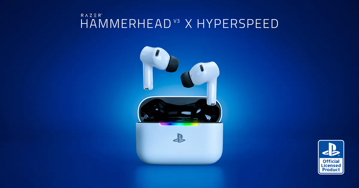 Razer Hammerhead V3 X HyperSpeed PlayStation Gaming Earbuds