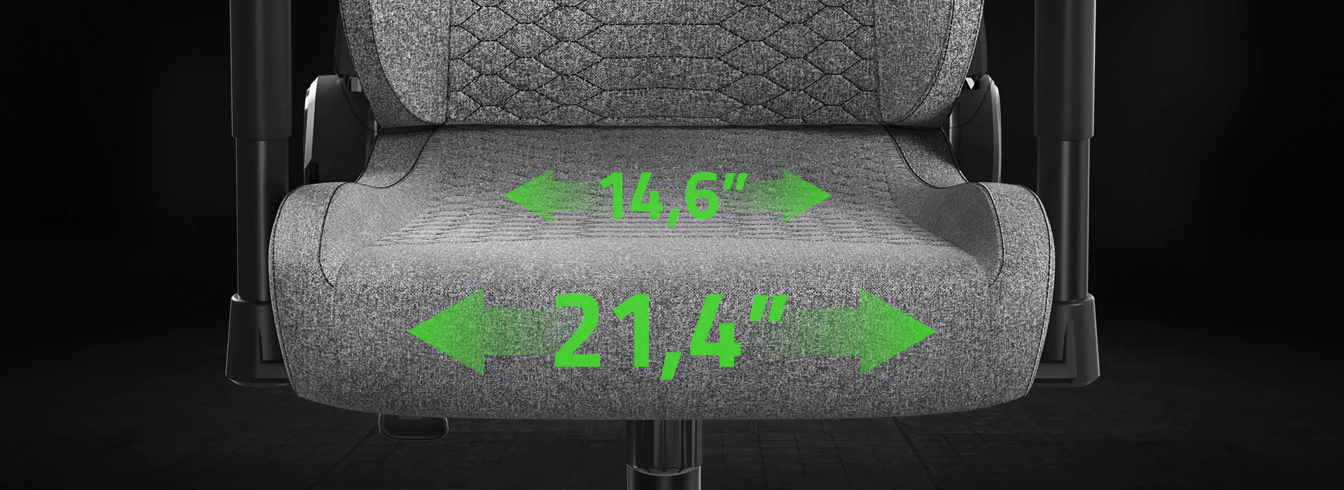 BASE D'ASSISE ÉLARGIE AVEC BORDS RÉDUITS