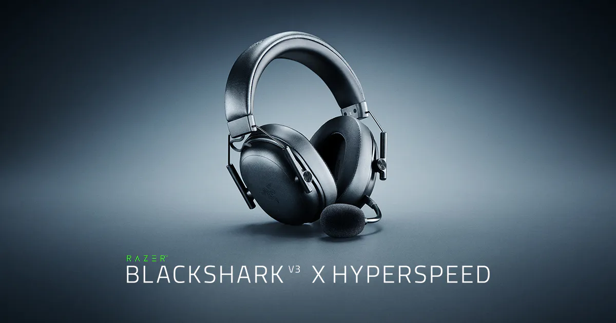 RazerBlackSharkV2Hyperspeed ワイヤレスヘッドセット Razer BlackShark V2 HyperSpeed eスポーツ向け ゲーミング