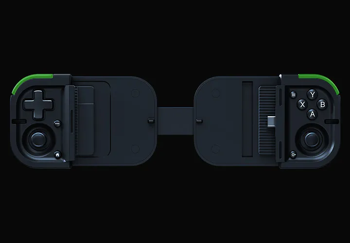 Razer Prio Product Image - Dual Bumpers and Triggers Location Highlighted In Green