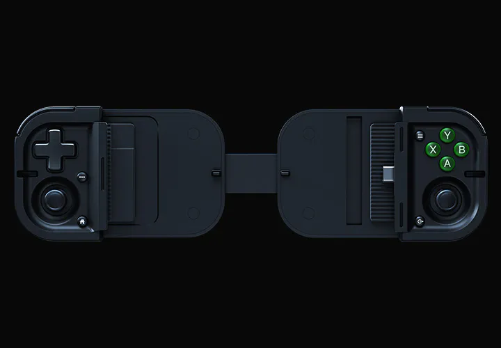 Razer Prio Product Image - Tactile Face Buttons Location Highlighted In Green