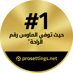 #1 Ergonomic Mouse badge from prosettings.net