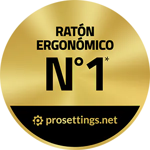 #1 Ergonomic Mouse badge from prosettings.net