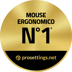 #1 Ergonomic Mouse badge from prosettings.net