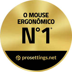 #1 Ergonomic Mouse badge from prosettings.net