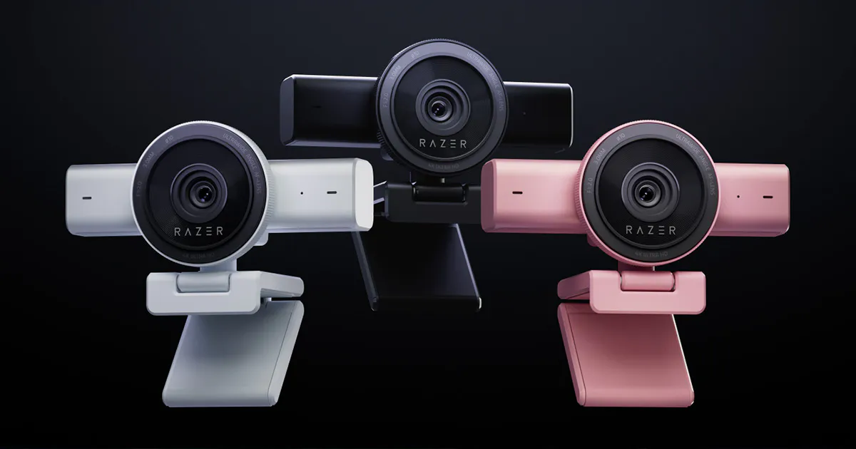 AI 4K Webcam for Streaming and Content Creation - Kiyo V2 | Razer