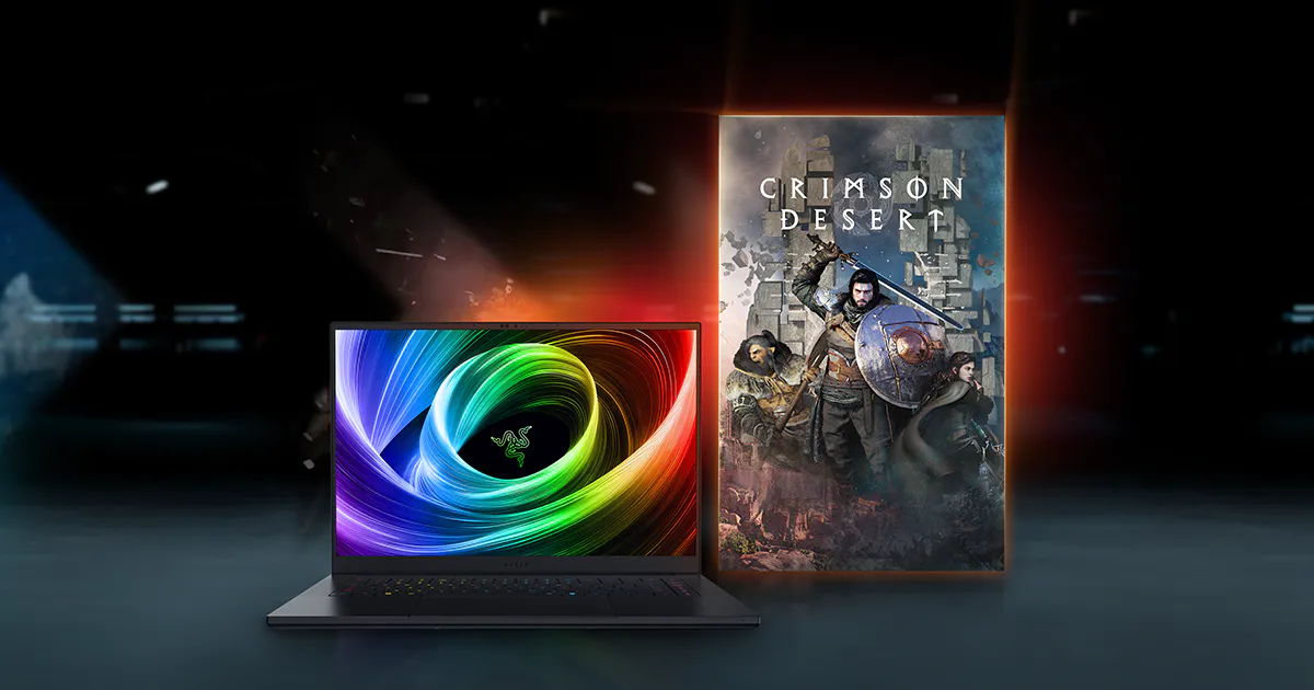 Siman Razer Game Crimson Desert Game Bundle with Blade AMD Gaming Laptops | Razer United ...