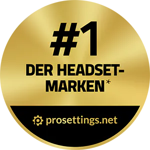 #1 headset brand*. Reviewed by prosettings.net