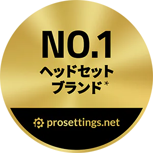 #1 headset brand*. Reviewed by prosettings.net