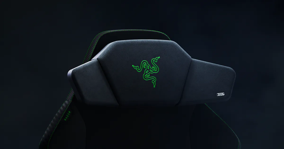 Wireless Speaker Head Cushion for Gaming Chairs - Razer Clio