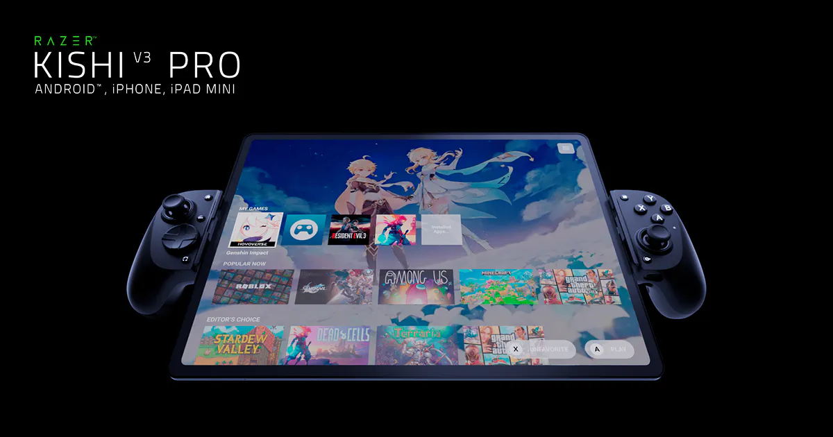 【美品】Razer Kishi V3 Pro XL ゲームコントローラー Razer Kishi V3 Pro XL モバイルゲーミングコントローラー